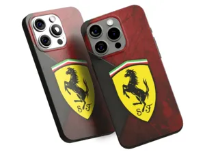 Ferrari Coque Silicone Smartphone Look Drift Dynamique